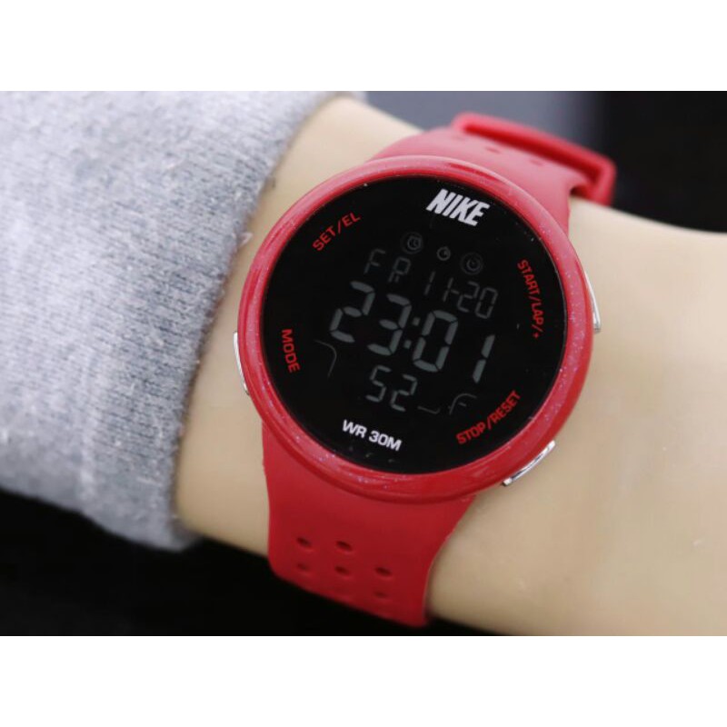 Cod Jam Tangan Digital Nike 61660 Rubber Quality Premium Unisex Pria Wanita Best Seller Shopee Indonesia