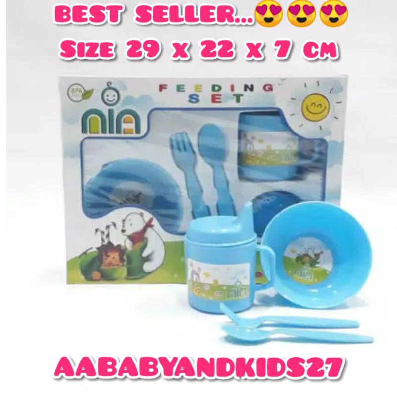 PROMO SPECIAL!!!TEMPAT MAKAN NIA KECIL-FEEDING NIA KECIL-FEEDING SET NIA KECIL-KADO BAYI MURAH