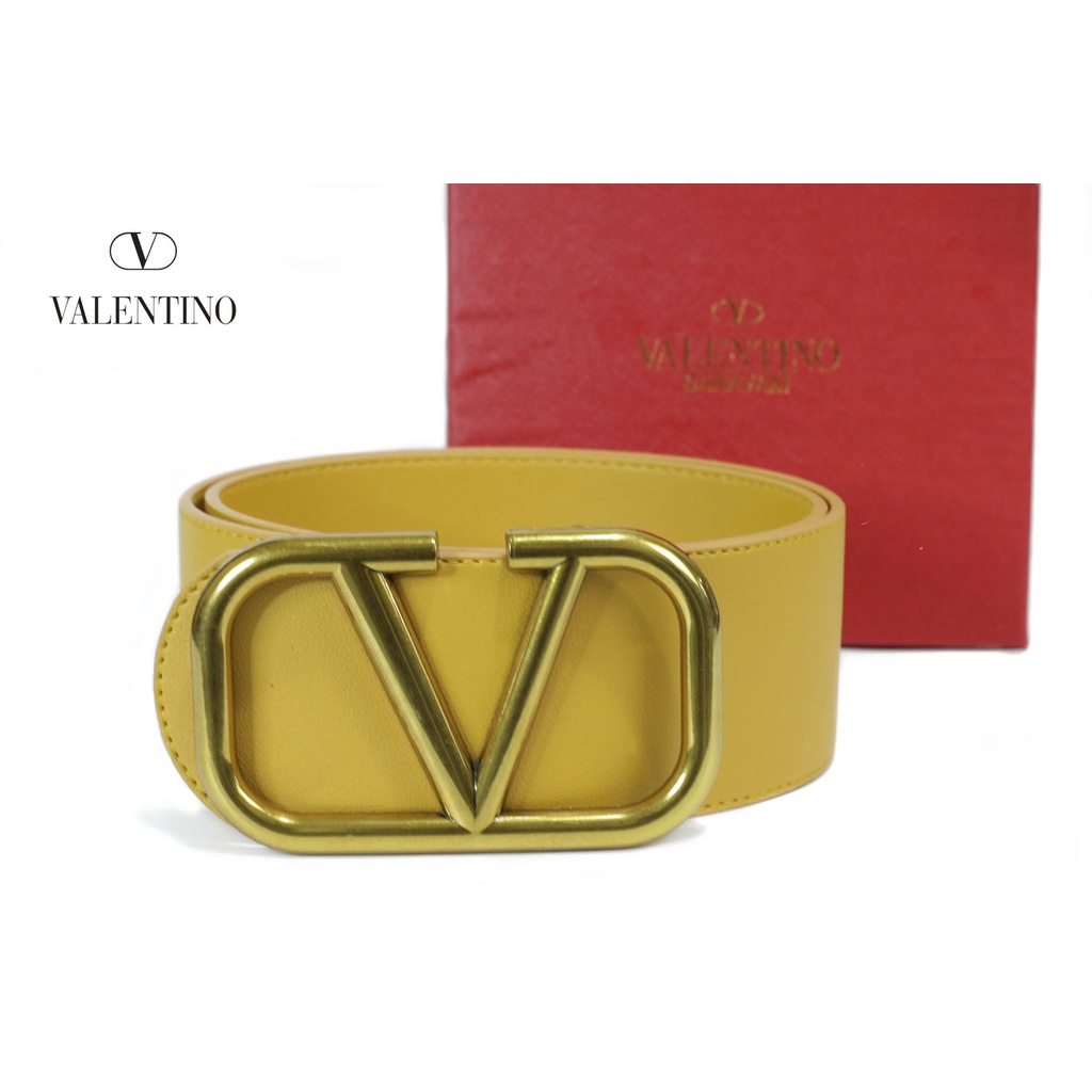 Belt Wanita Valentino 7cm Import Quality Sabuk Terbaru Model Fashion Korea Bahan Premium Lentur Dija
