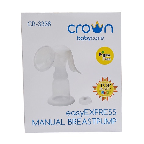 CROWN Manual Breast Pump EasyExpress CR3338 | Pompa Asi Manual BPA-Free