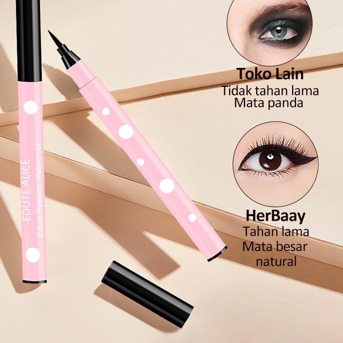 ⚡iap Kirim Herbaay Eyeliner rambut lembut eyeliner tiga dimensi tahan air dan tahan keringat eyeline