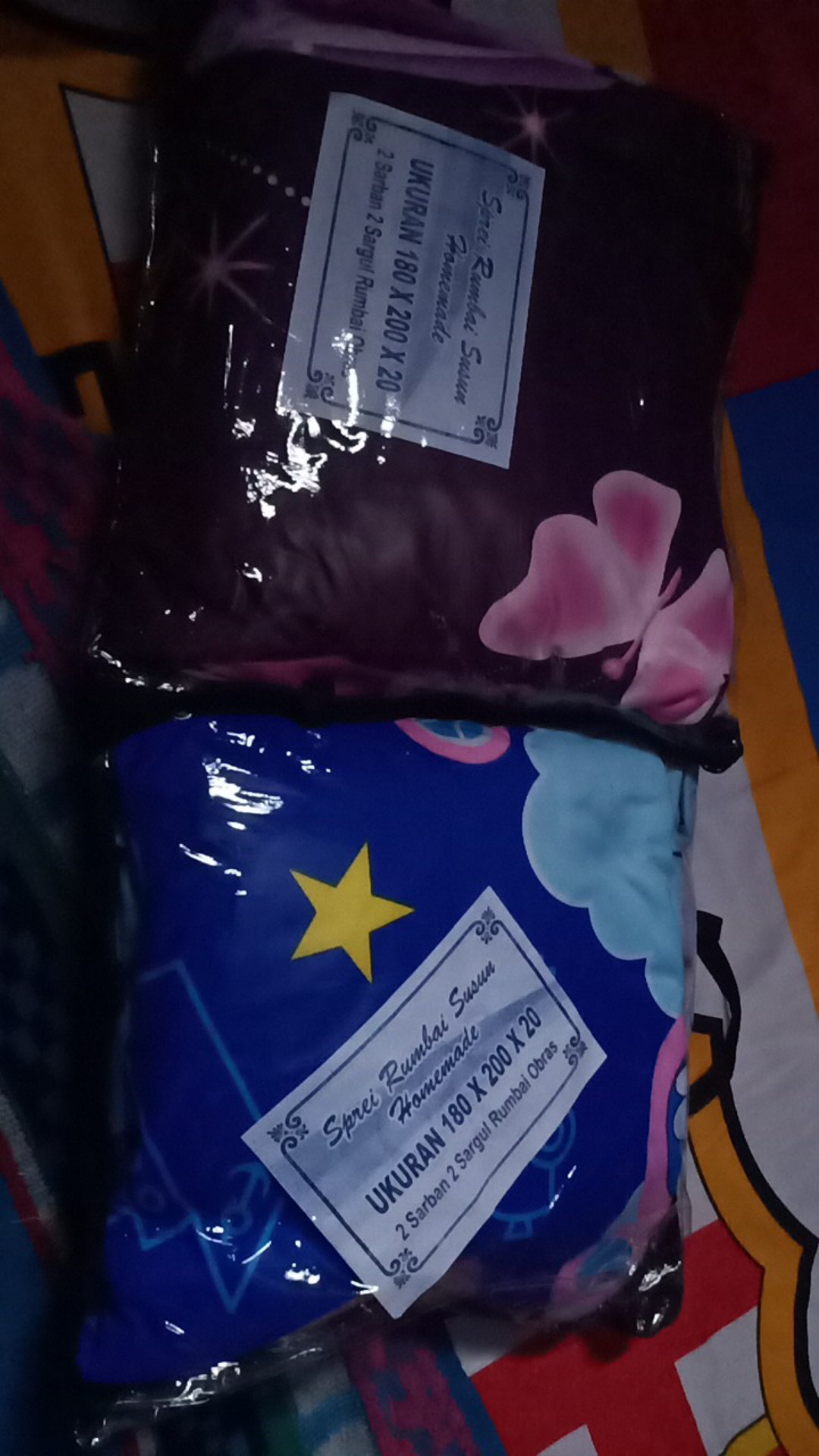 Sprei Rumbai Susun Homemade