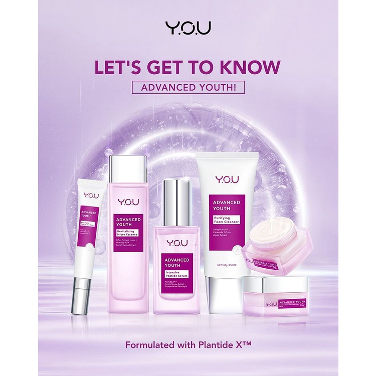 YOU Advanced Youth Series (Intensive Serum/Peptide Eye Cream/Ninght Cream/Foam Cleanser/Moist Essense)