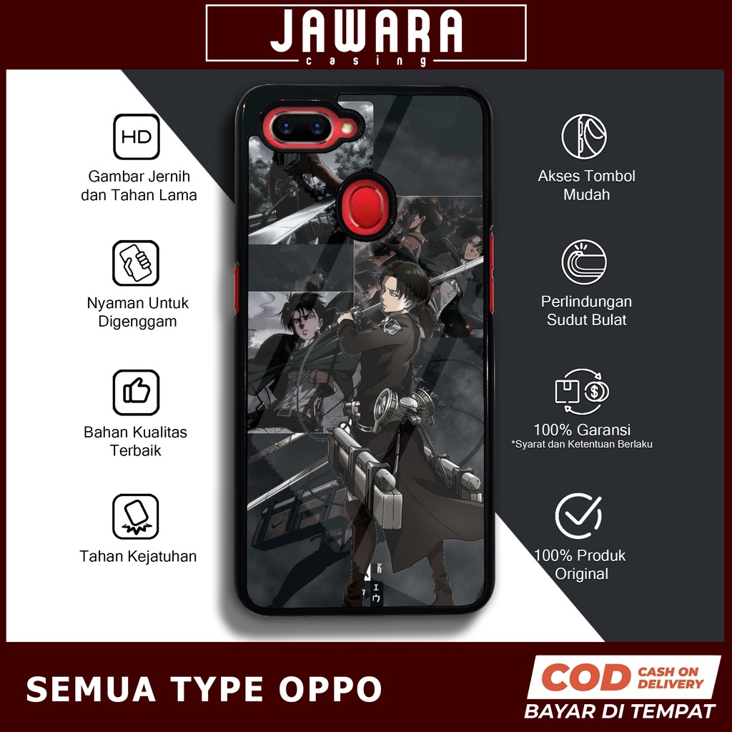 Case Oppo A5S A7 A11K A12 Case Hp Oppo A5S A7 A11K A12 Premium Glossy Jawara Casing [AOT1] Casing Hp