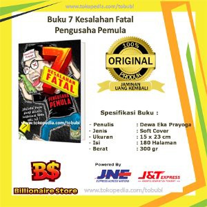 Buku 7 Kesalahan Fatal Pengusaha Pemula terakhir