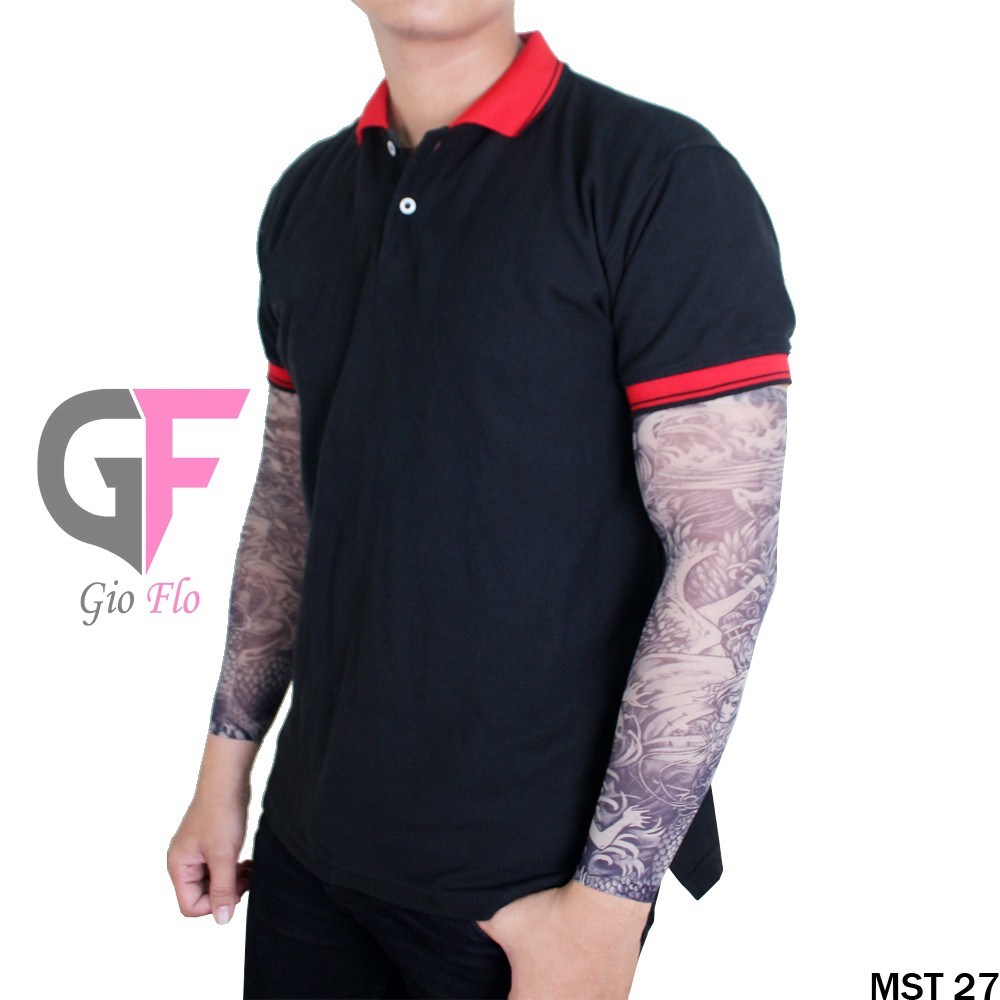 GIOFLO Arm Sleeve Manset Tato Full Collor Tattoo Sleeves Manset / MST 27