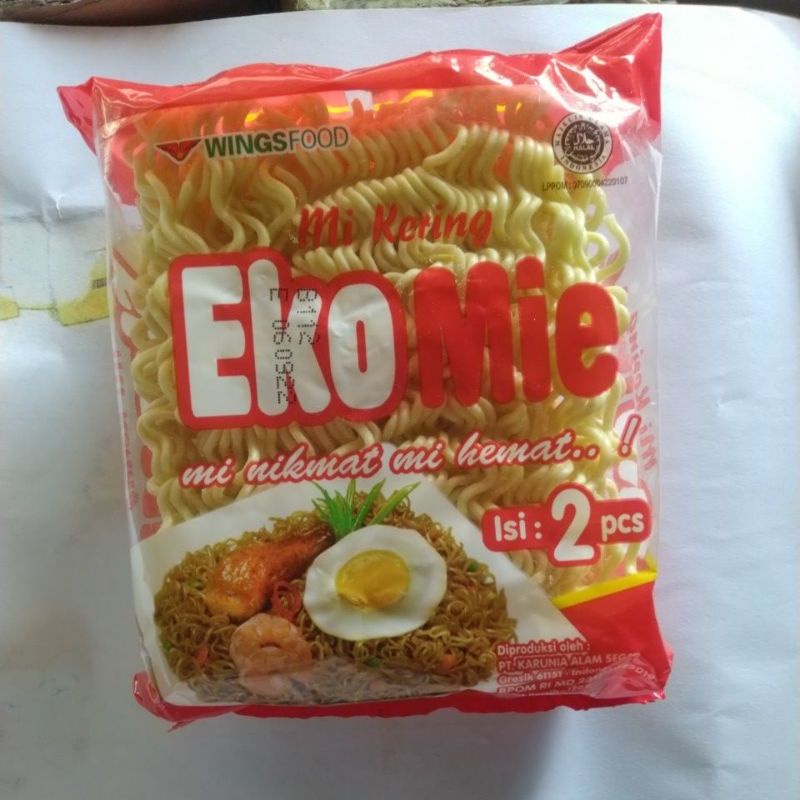 

Mie Kering EkoMie isi 2pcs per sachet