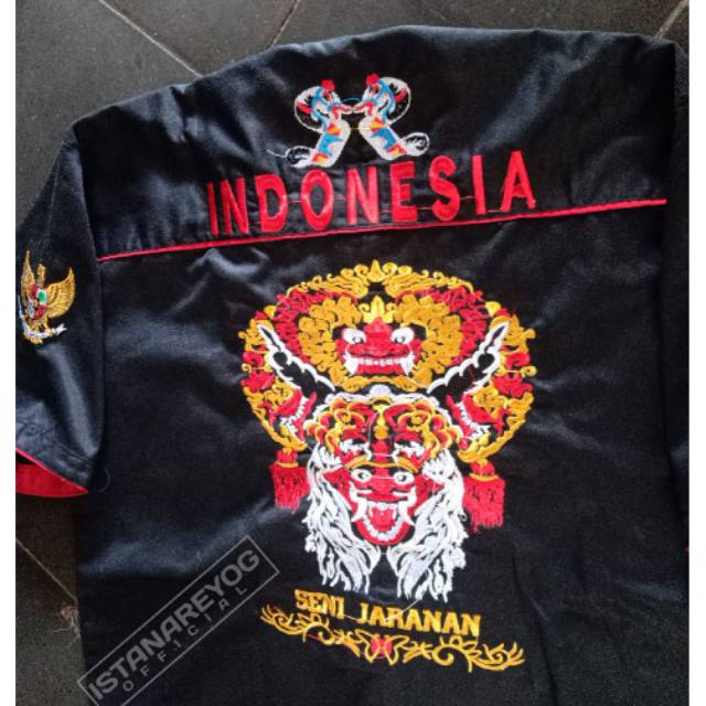 KEMEJA / HEM BORDIR MOTIF SENI JARANAN