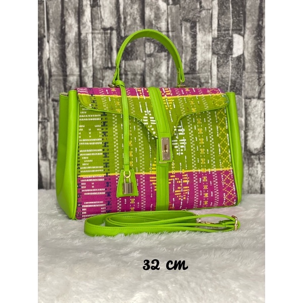 TAS ETNIK TENUN ULOS SONGKET TARUTUNG PUCUK PISANG