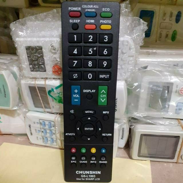 REMOTE REMOT TV MULTI KHUSUS TV LCD LED SHARP AQUOS TANPA SETTING/PROGRAM