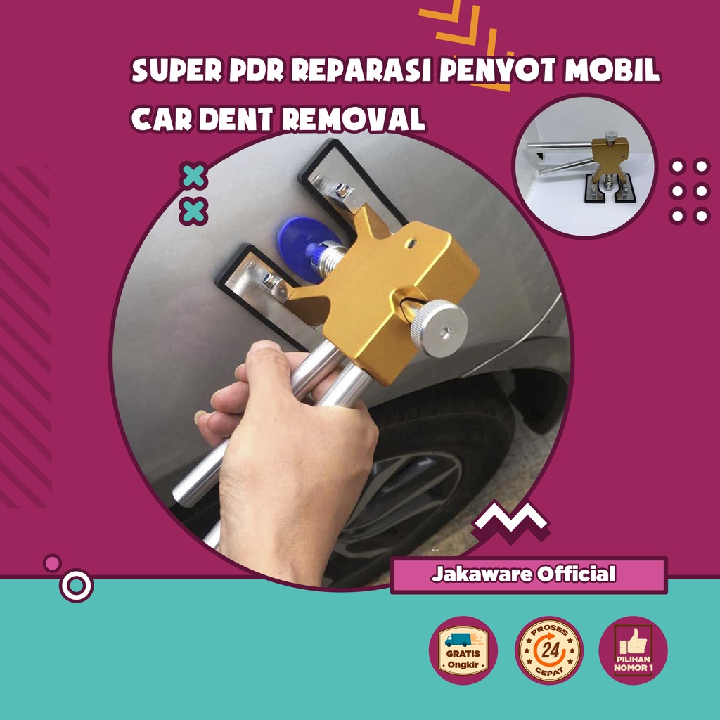 Jual REPARASI PENYOT MOBIL PAINTLESS CAR DENT REMOVAL ALAT KETOK MAGIC ...