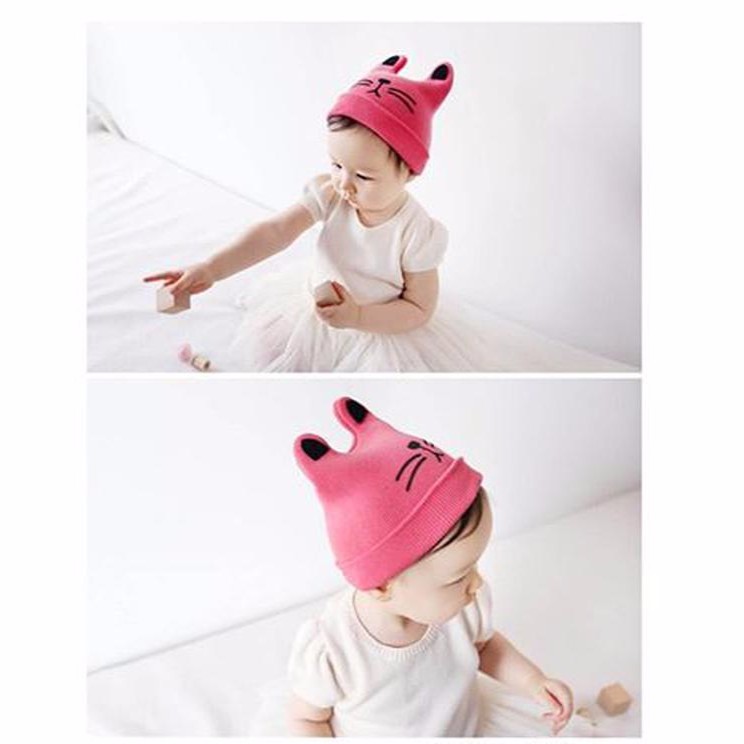 KUPLUK ANAK CAT PINK | TOPI CAT PINK