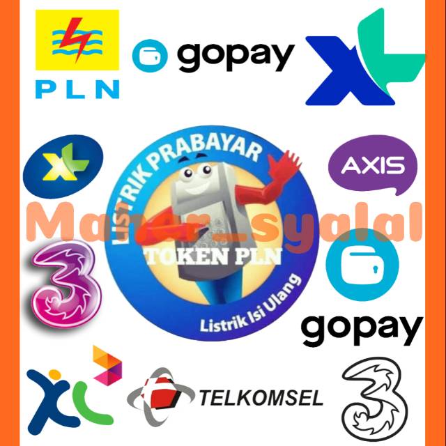 Top up Pulsa XL, Telkomsel, Smartfren, Indosat, Axis,3(Three)
