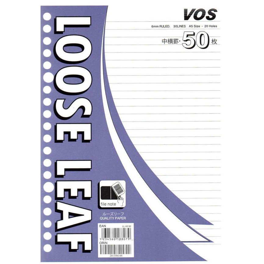 

Gramedia Cirebon - Vos Loose Leaf A5-50