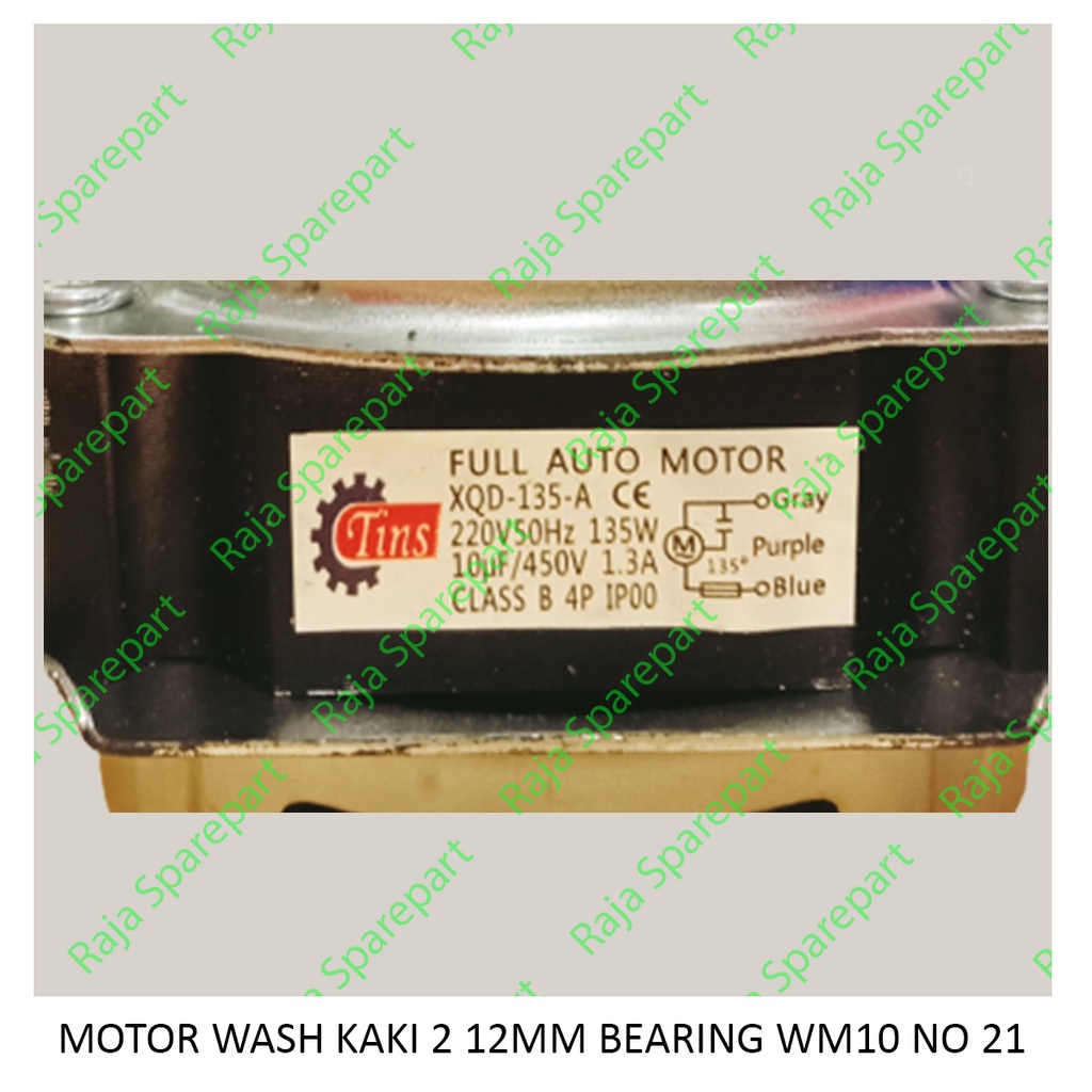 MOTOR WASH KAKI 2 12MM BEARING WM10 NO21