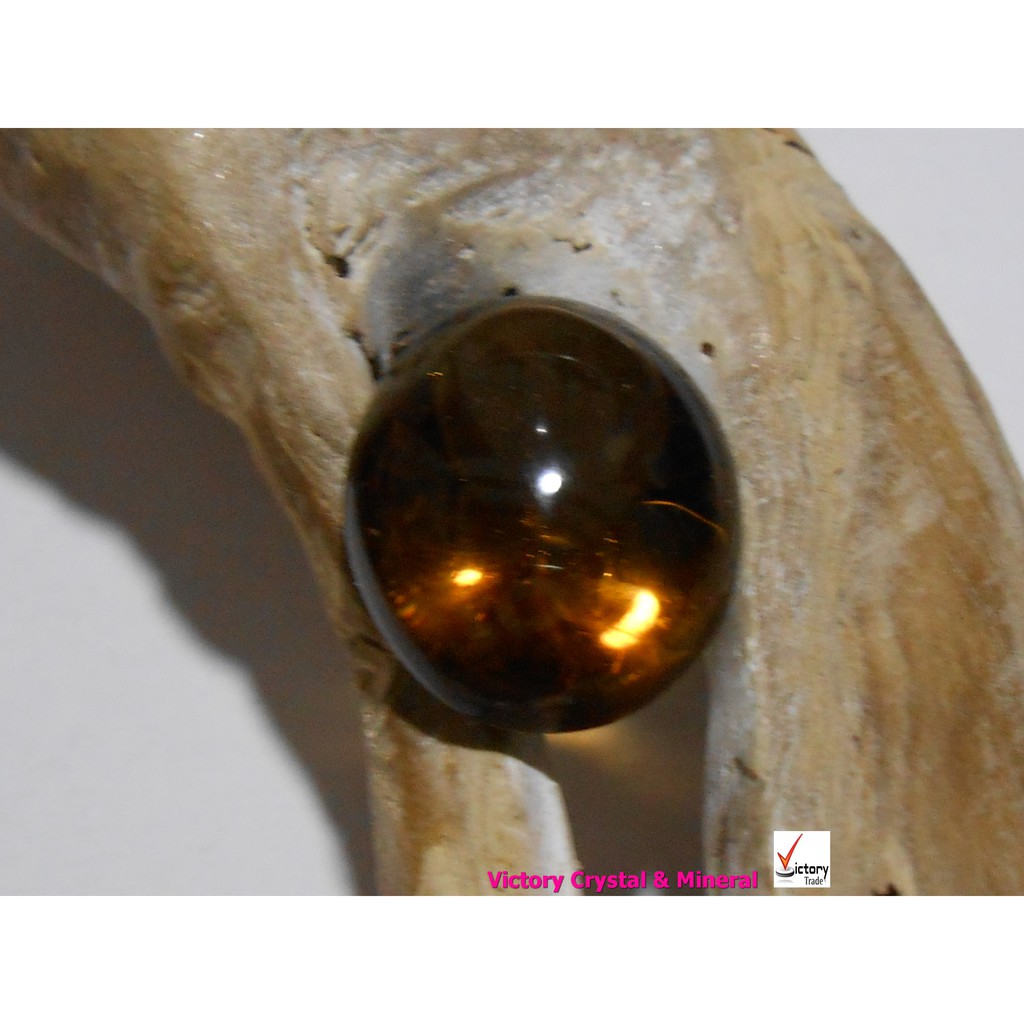 Kecubung Kalimantan 21.50ct Kuning Gold Fire Luster Natural