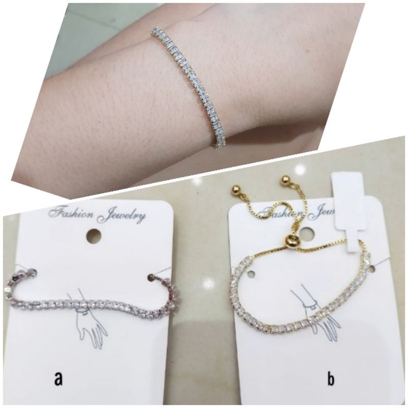 Gelang Silver925 Perak Model serut anti karat anti alergi  S-036