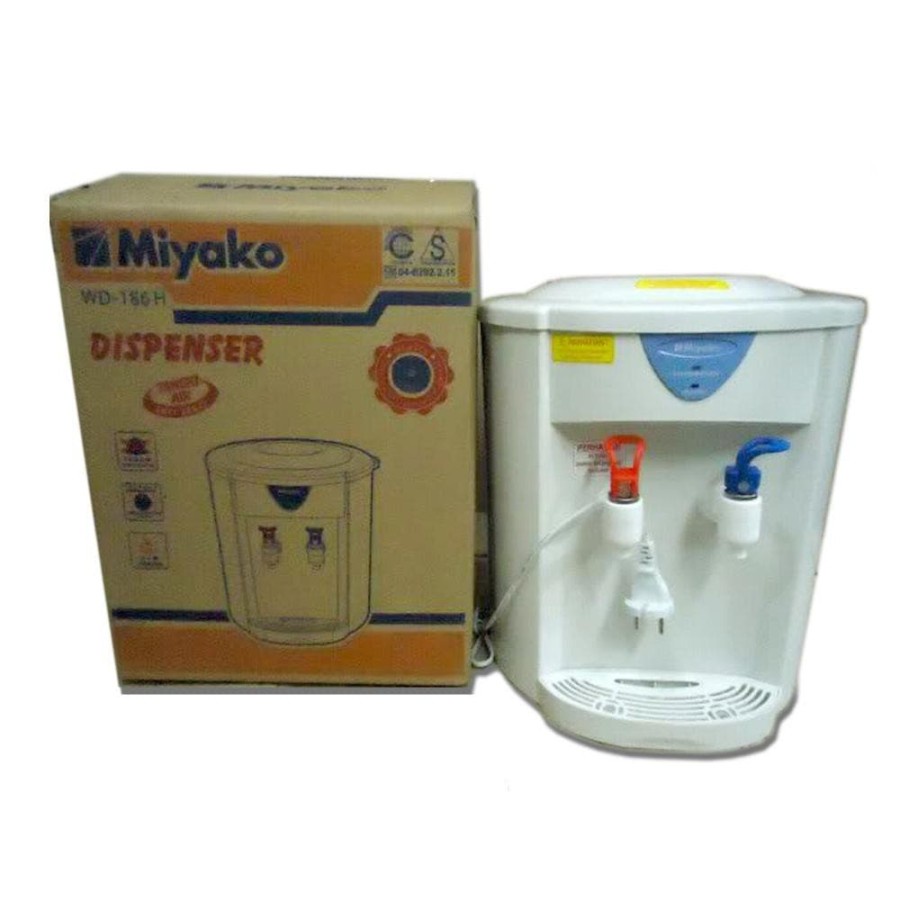 MIYAKO Dispenser / Water Dispenser WD 186 H - Garansi Resmi 1 Tahun