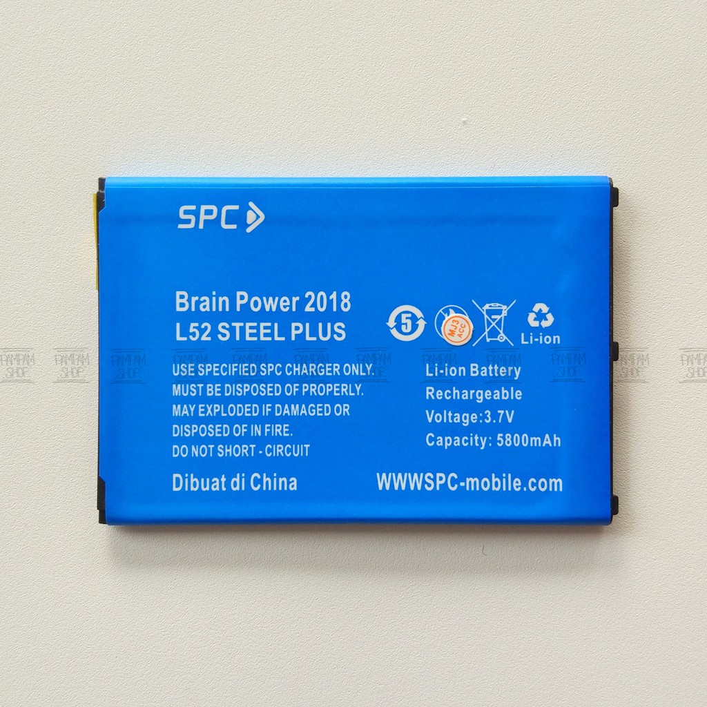 Baterai SPC L52 Steel Plus L52 Pro Double Power Battery Batre Batrai L 52 HP