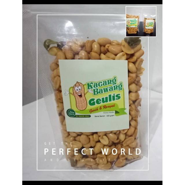 

Kacang bawang geulis 300gr halal gurih dan renyah