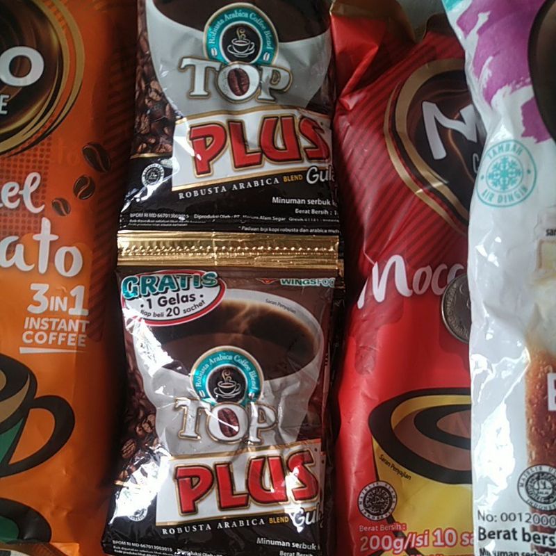 

top kopi plus robusta arabika