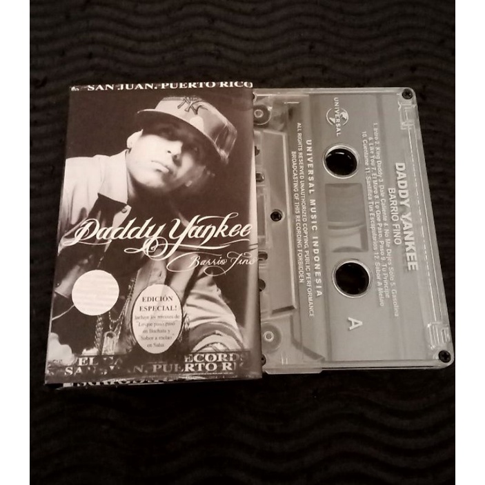 Kaset Pita Daddy Yankee - barrio fino - reggaeton