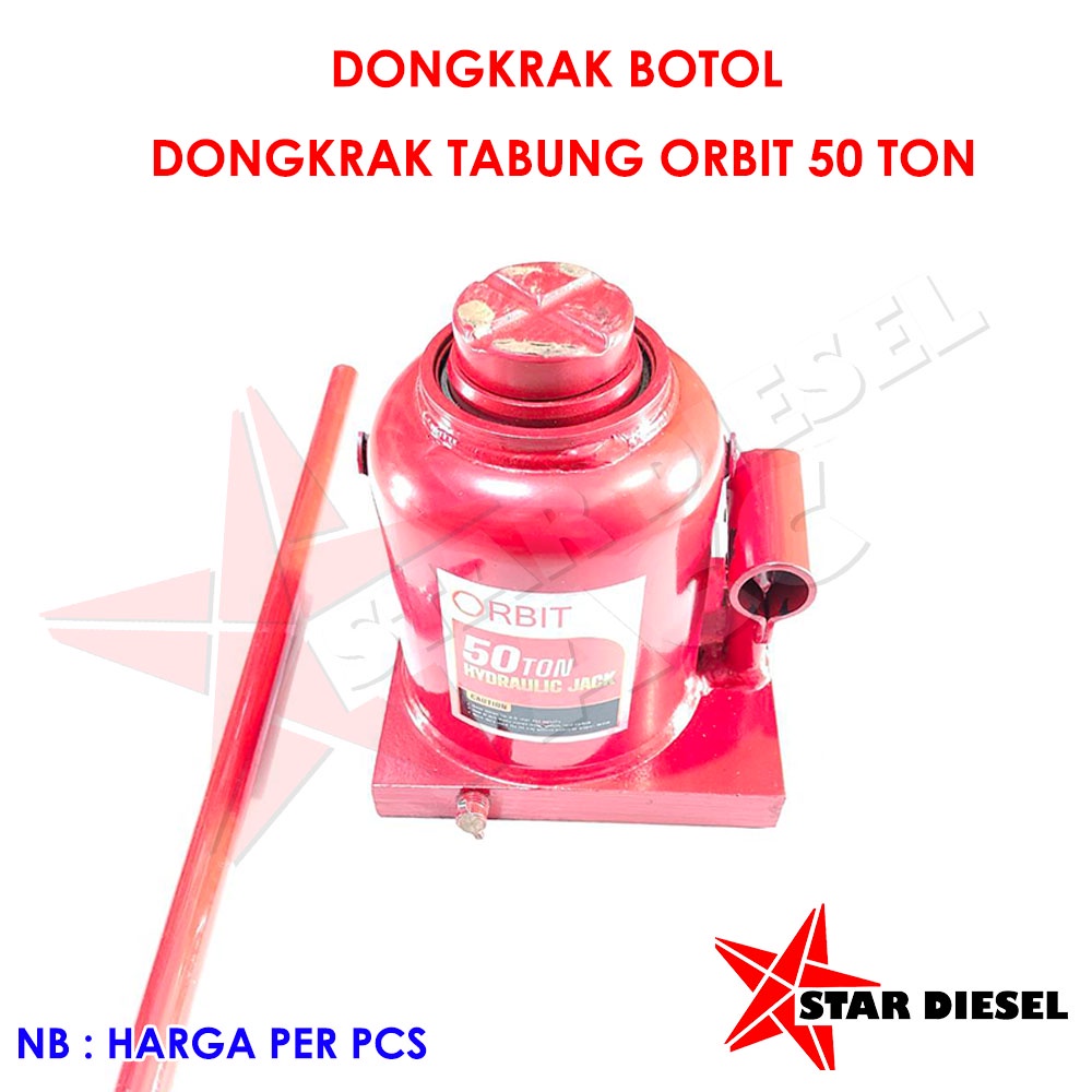 HYDRAULIC JACK DONGKRAK BOTOL 50 TON PENDEK DONGKRAK ORBIT DONGKRAK TABUNG 50 TON BODY PENDEK MOBIL 