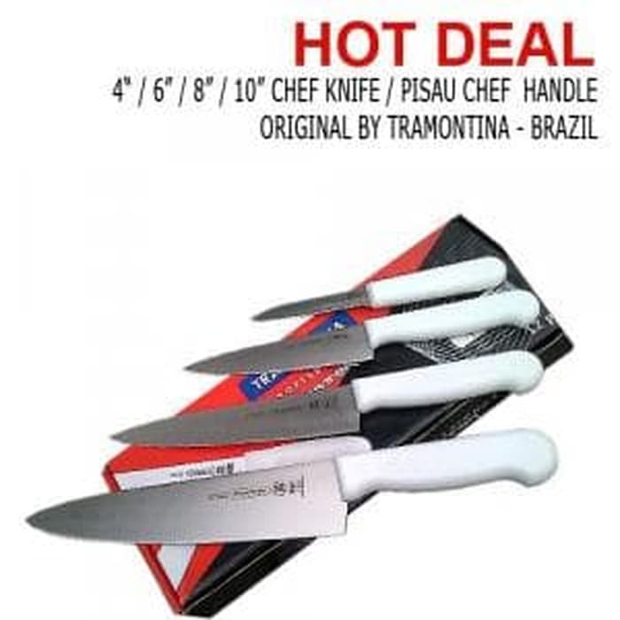 Made in Brazil Tramontina Fruit Knife 4 inch / Pisau Dapur Tramontina 10CM