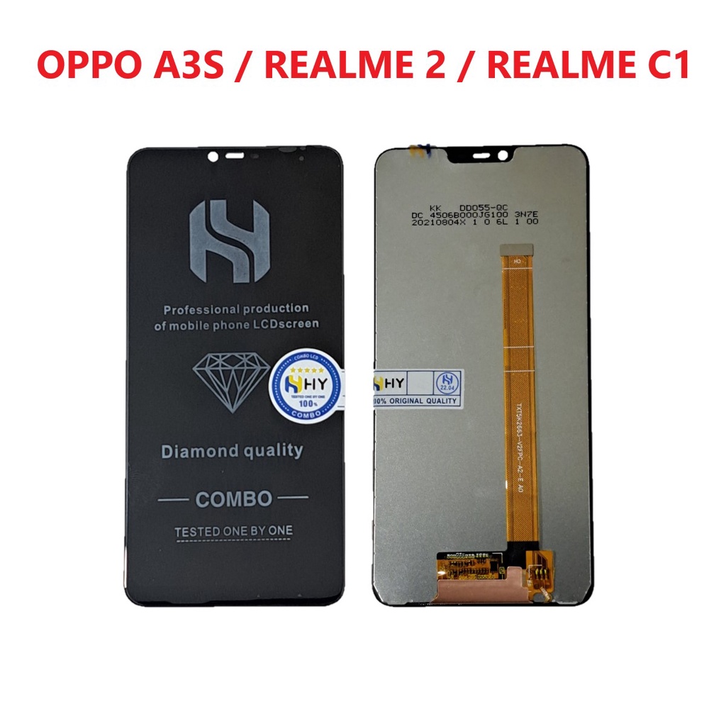 LCD OPPO A3S ~ REALME 2 ~ REALME C1 ~ CPH1803 ~ CPH1853 FULLSET ORIGINAL DIAMOND ~ MGS INDO