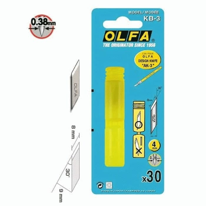 

Pisau Refill Blade OLFA KB-3 Untuk Cutter AK-3