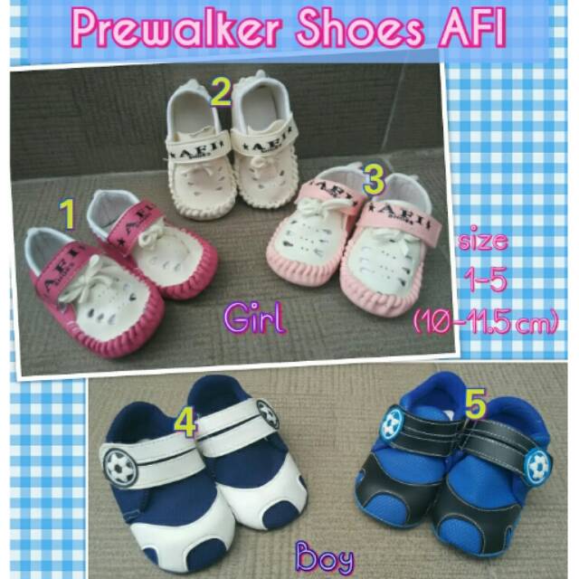 Sepatu Bayi Prewalker Shoes Afi PWS