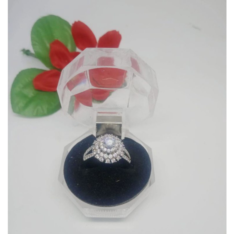 Cincin permata swarovski cincin dewasa perempuan wanita asesoris perhiasan