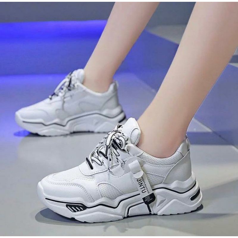 Sepatu Sneaker Jintu New Trendy Import/ Luar Negeri Size 36-40