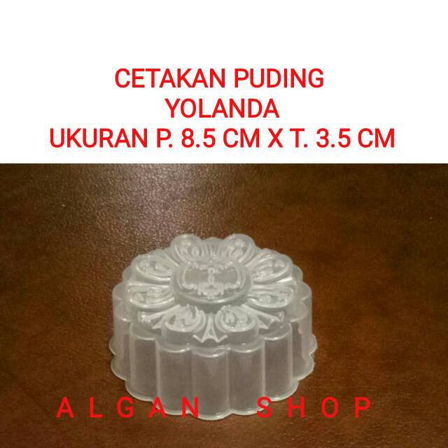 Cetakan Kue Bulan Plastik Karakter Yolanda 4 Pcs Cake Puding Jelly Agar Coklat Es Cookies Nasi Bento