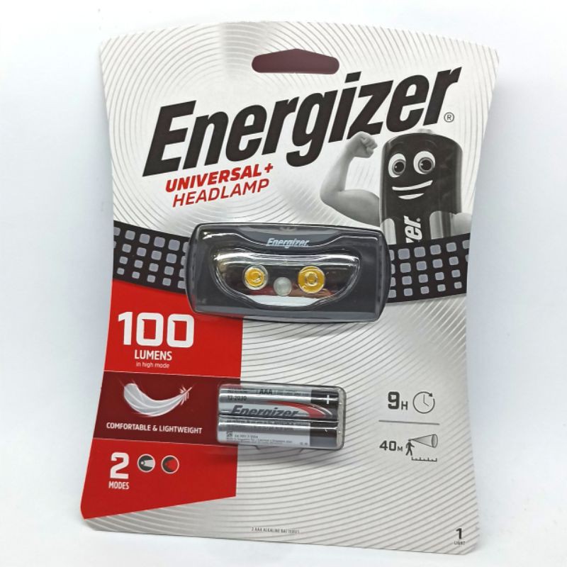 senter kepala ENERGIZER AAA 3led / headlight energizer AAA 3LED