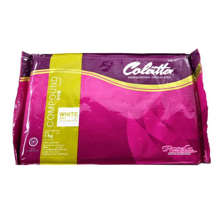 

Colatta White Chocolate Compound 1 Kg / Coklat Putih Compound Colatta