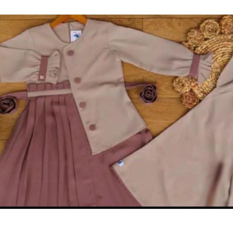 (BEST SELLER) Gamis anak perempuan 1 sampai 9 tahun