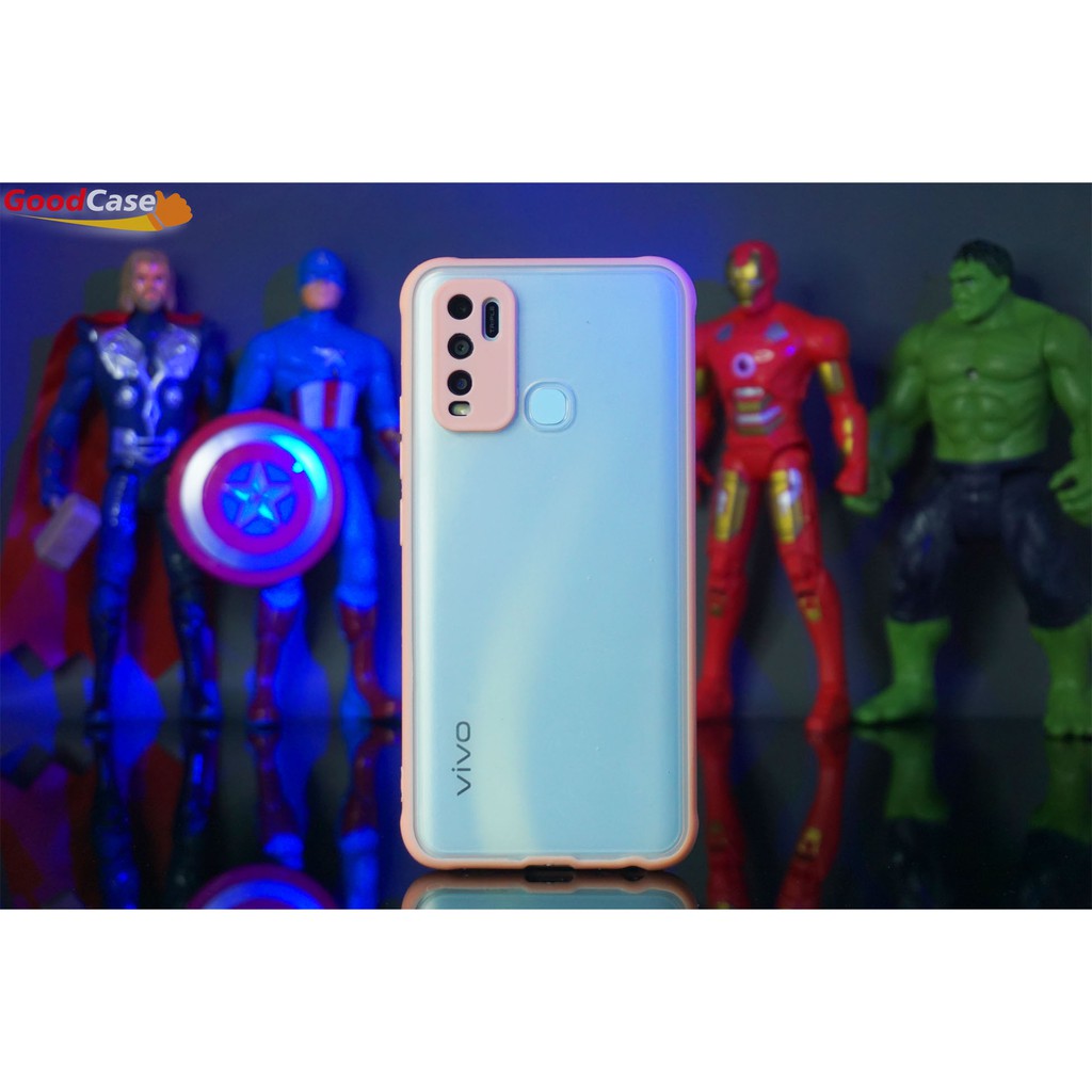 GoodCase - Case Lensa Anti Crack Macaron Xiaomi Redmi Note 9/Redmi 10 | Note 9 Pro/ Max | 9A | 9C