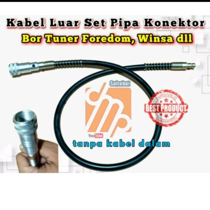 Kabel Fleksibel Luar Set Pipa Konektor Bor Tuner Winsa dll