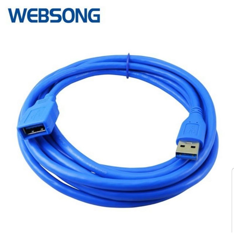 Kabel USB 3.0 Male to Female Extension 3M 5Gbps High Quality WEBSONG