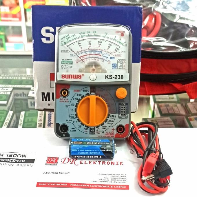 Multitester Multimeter Sunwa KS 238 KS-238 kembaran Winner KS-238