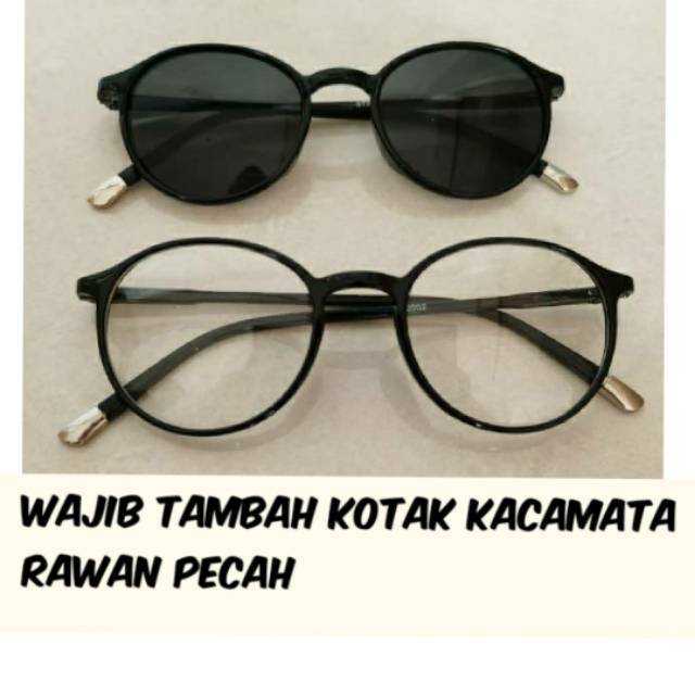 Kacamata Fashion BT-2002 / Kacamata Hitam Pantai / Kacamata Bening Full Frame Penuh