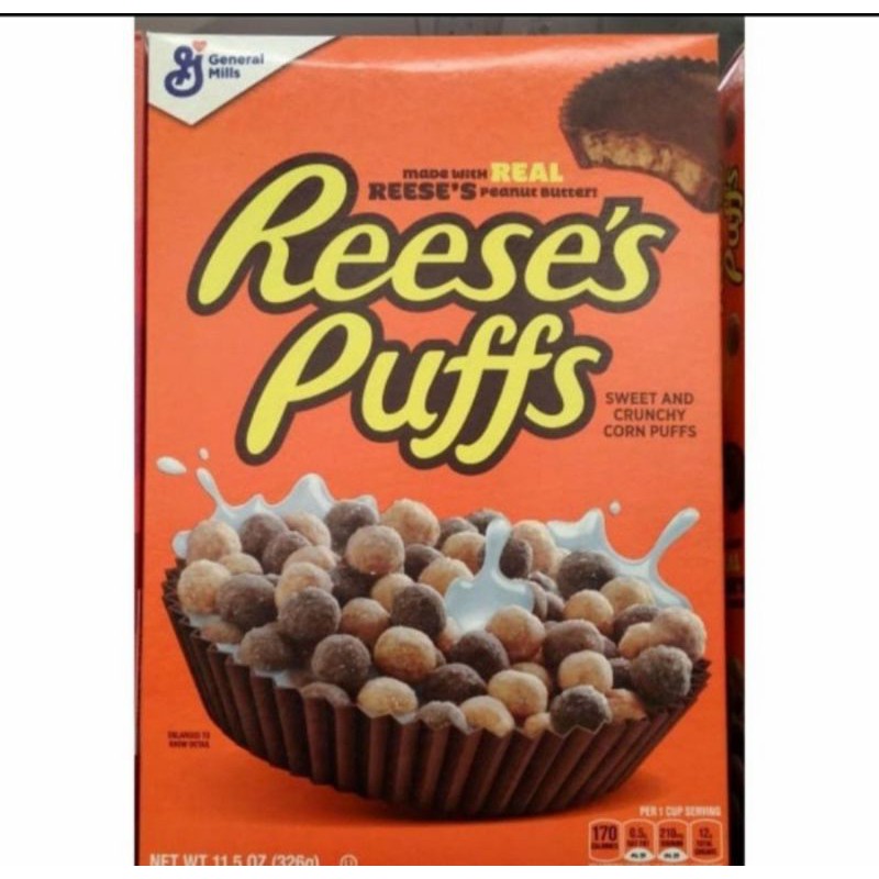 

General Mills Reeses Puffs 326 gr | Reese's Puffs Puff