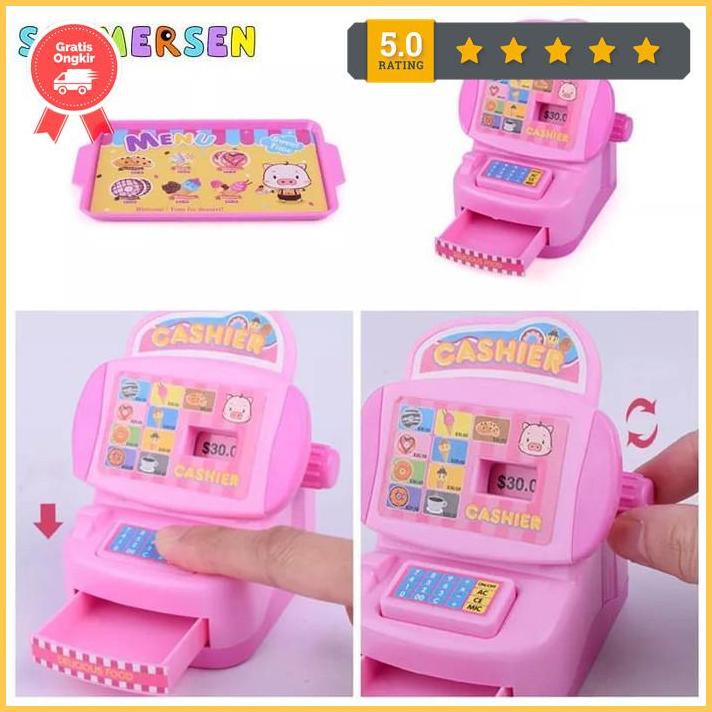 Mainan Anak Mesin Kasir Toko Kue / Kado Mainan Anak Kasir Kasiran Promo