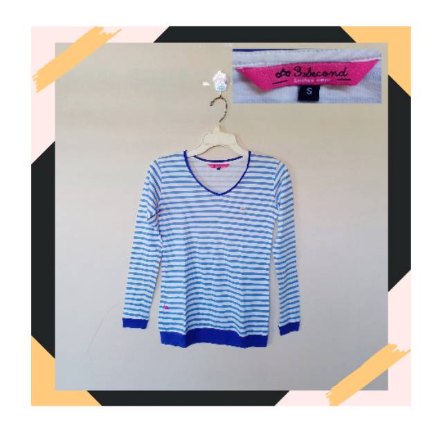 T-shirt Kaos 3second stripe