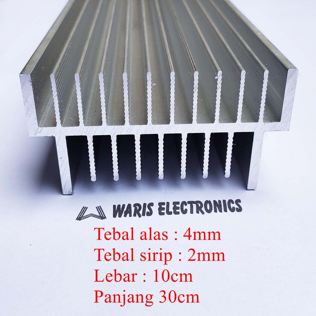 Pendingin heatsink Builtup BU 3U 21 sirip 30cm