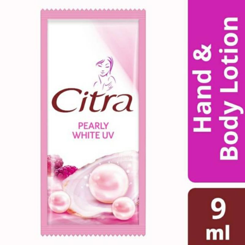 Citra sakura fair UV powder cream facial moisturizer 20g/ citra handbody sachet 9ml