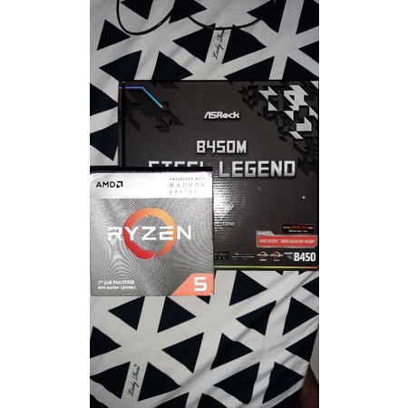 ryzen 5 3400G + mobo asrock b450m steel legend