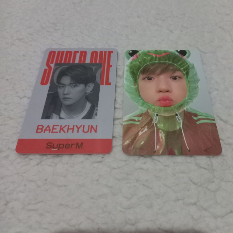 Baekhyun Kodok Superone US SuperM PC Photocard