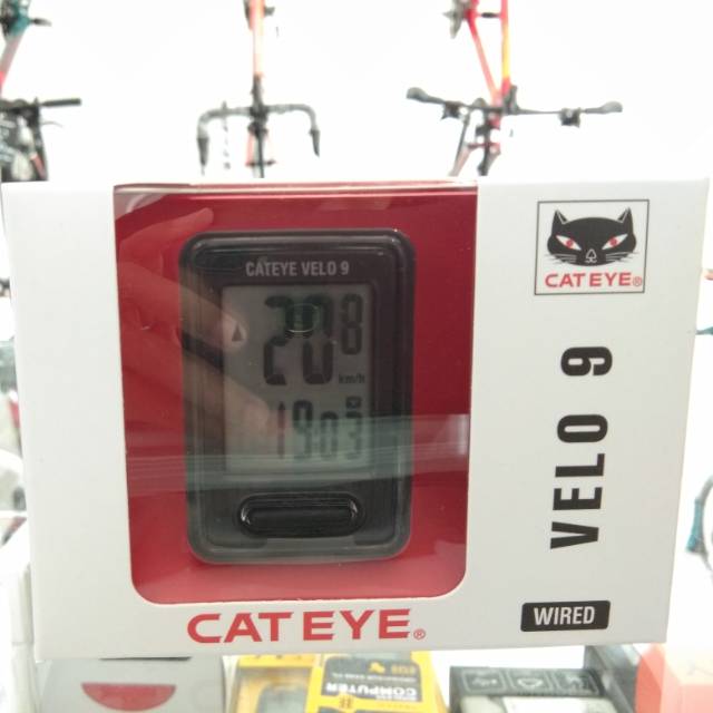 Speedometer Sepeda Velo 9 Cat Eye